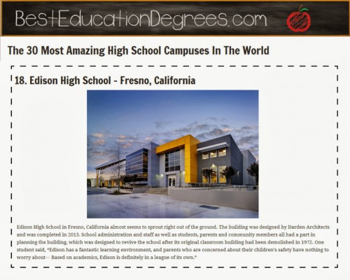 Edison High School Ranked #18 in the World